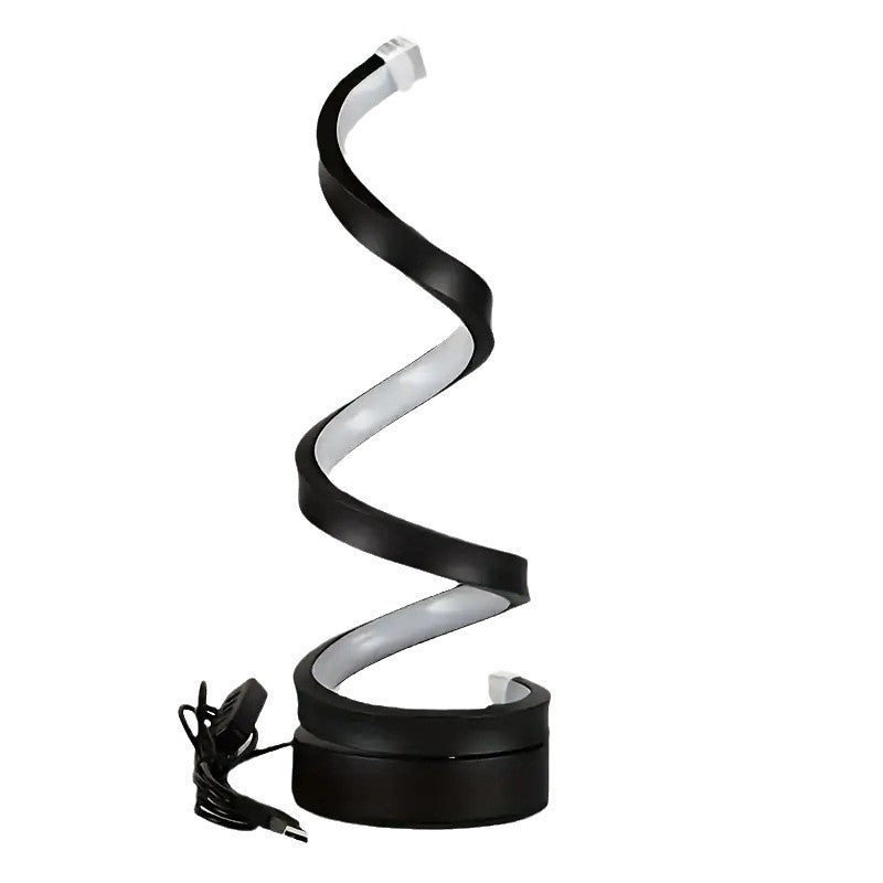 2025 Cross-border Spiral Table Lamp Bar Atmosphere Nightlight Modern Simple Adjustable LED Table Lamp Creative
