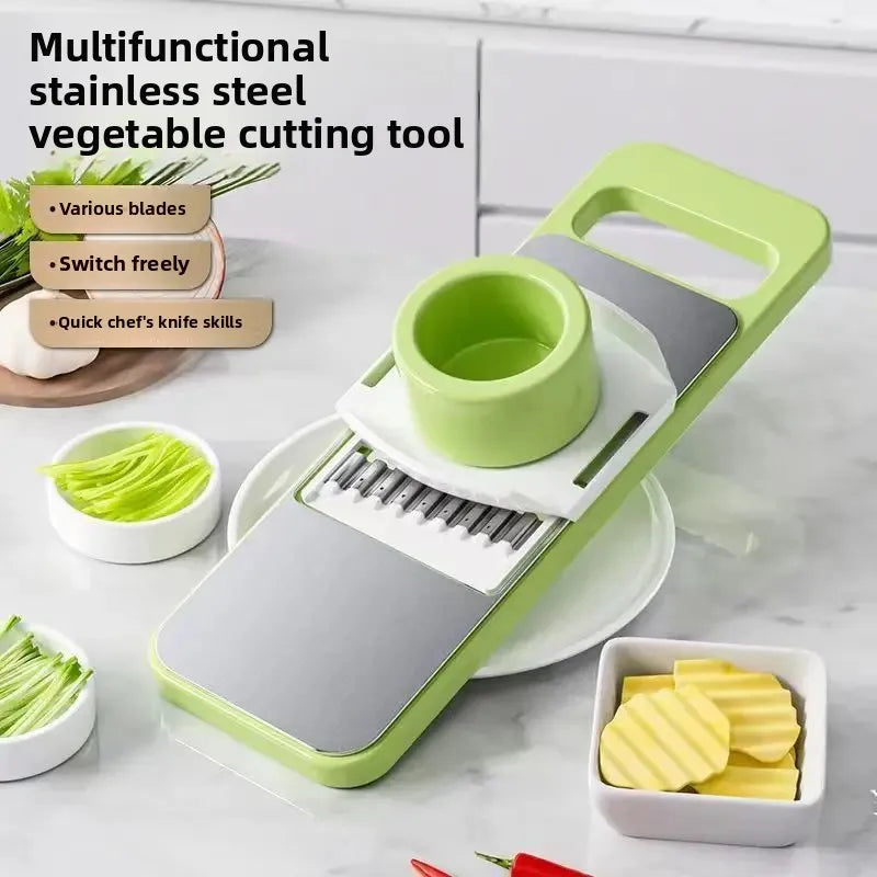 Stainless Steel Grater Vegetable Cutter Kitchen With Extra Thick Multi-function Stainless Steel Shredder Potato Shredder