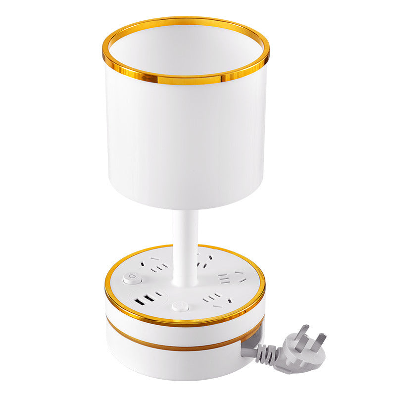 Retractable Storage Desk Lamp Socket Long Line Multi-function Eye Protection Student Household With USB Night Light Wiring Board