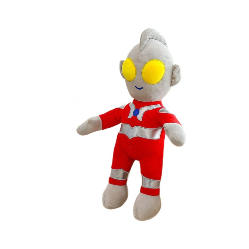 Ultraman Plush Toy Doll Large Boy Sleeping Pillow Rag Doll Superman Doll Children's Birthday Gift