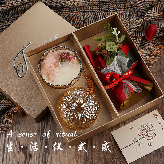 Christmas Gifts For Colleagues And Employees Advanced Sense Practical Accompanying Gifts Aromatherapy Candle Company Welfare Birthday Gifts