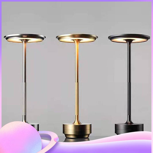 Cross-border Wholesale I-word Bar Clear Bar Atmosphere Lamp Charging Table Lamp Restaurant Table Lamp Nightlight Retro Simple Decoration