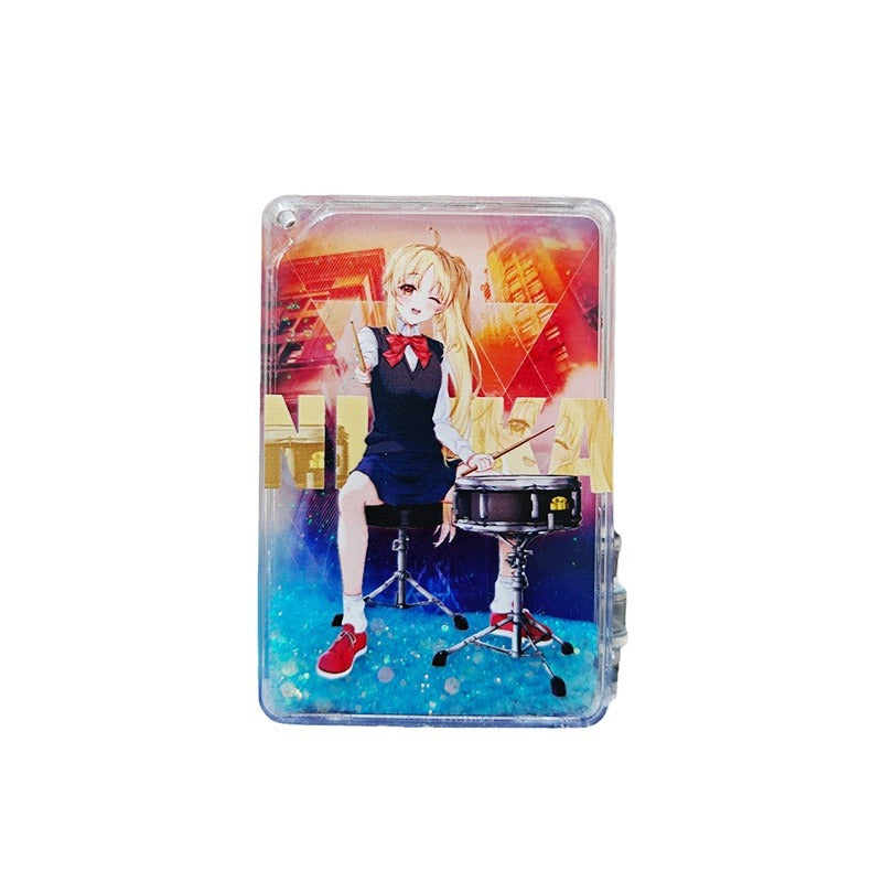 Liusha Mahjong Poodle Zuo Ming Huoying Animation Peripheral Brand Desktop Ornaments Mahjong Flowing Brick Factory Wholesale