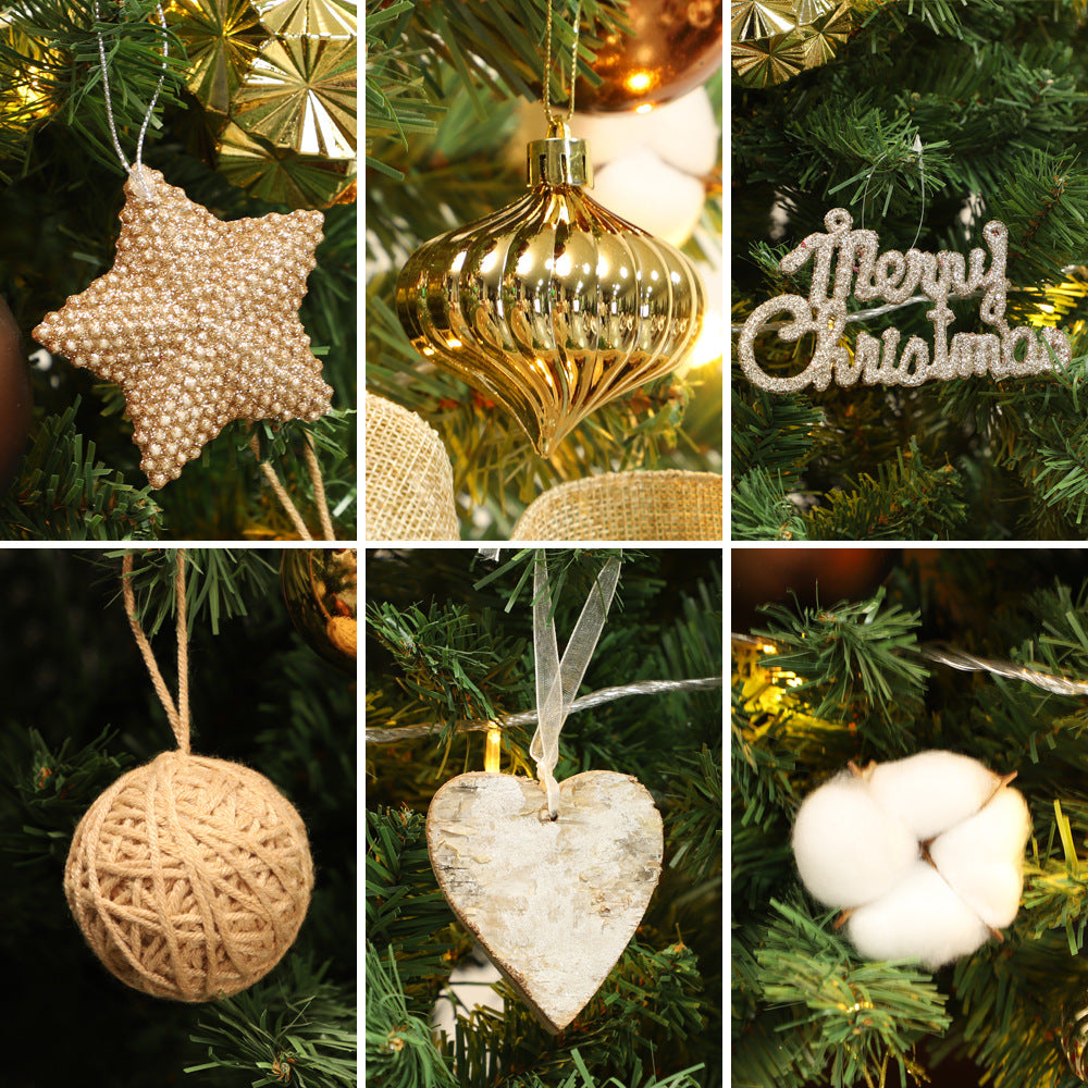 2025 New Christmas Tree Living Room Home Christmas Scene Arrangement Handmade Decorations Ornaments Package Small Gifts