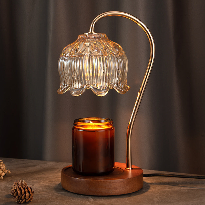 Cross-Border Simple Fireless Aromatherapy Wax Lamp Retro Candle Lamp Atmosphere Lamp Dimming Timer Birthday Wedding Gift