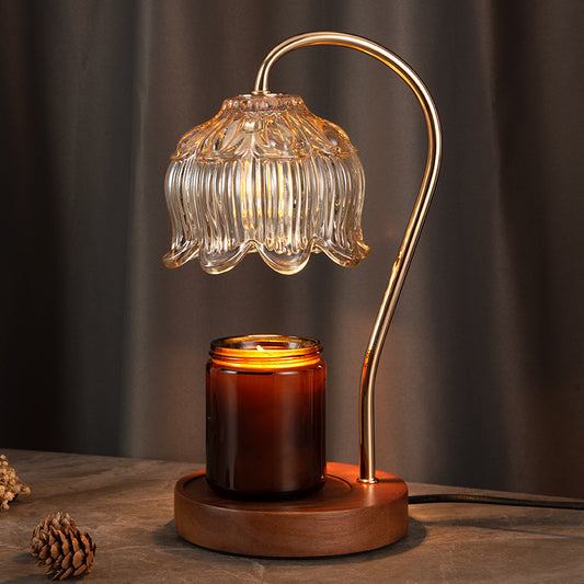 Cross-Border Simple Fireless Aromatherapy Wax Lamp Retro Candle Lamp Atmosphere Lamp Dimming Timer Birthday Wedding Gift