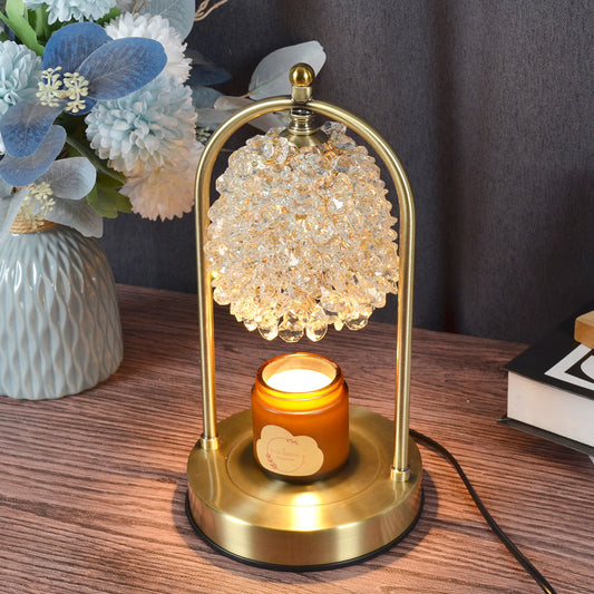 Cross-border Home Decoration Enlarging Fragrance Melted Candle Lamp European And American Simple Aromatherapy Lamp Bedroom Atmosphere Table Lamp Bedside Melted Wax Lamp