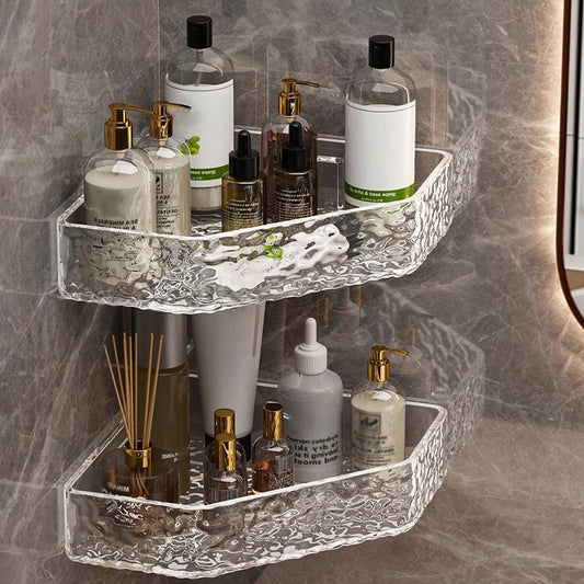 Bathroom Storage Rack Without Punching Home Bathroom Toilet Tripod Wall-mounted Shower Room Skin Care Product Storage Rack