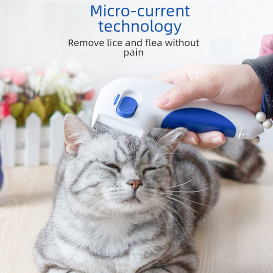 Pet Electric Lice Remover Flea Cleaning Brush Comb Hair Comb Dog Lice Catcher Cross-border Dedicated Flea Doctor