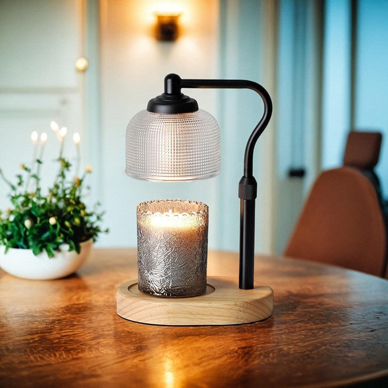 Melting Wax Lamp Aromatherapy Lamp Telescopic Amazon Cross-border American Wax Melting Adjustable Height Melting Candle Lifting Household