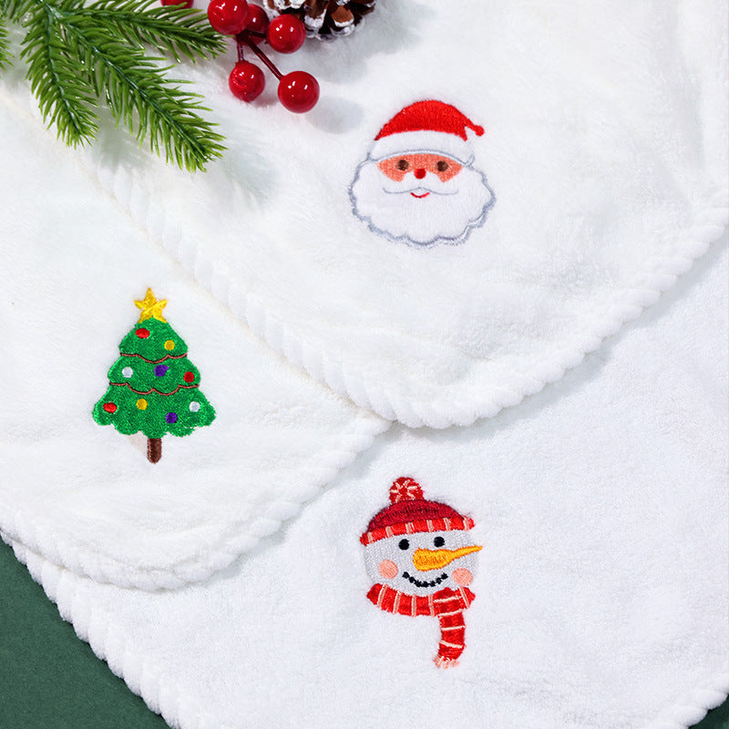 Creative Christmas Towel Gift Box Embroidery Children's Gift Cartoon Santa Claus Snowman Doll Gift Wholesale