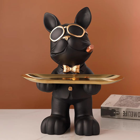 Modern Light Luxury Entrance Decoration Entrance Shoe Cabinet Key Box Remote Control Storage Tray Puppy Decoration