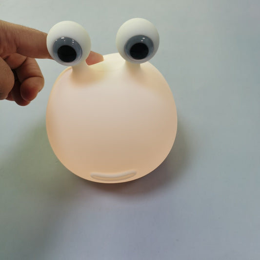 Creative Gift Night Light Frog Shape 3-Speed Niche Bedroom Sleep Pat Light Silicone Lampshade Wholesale