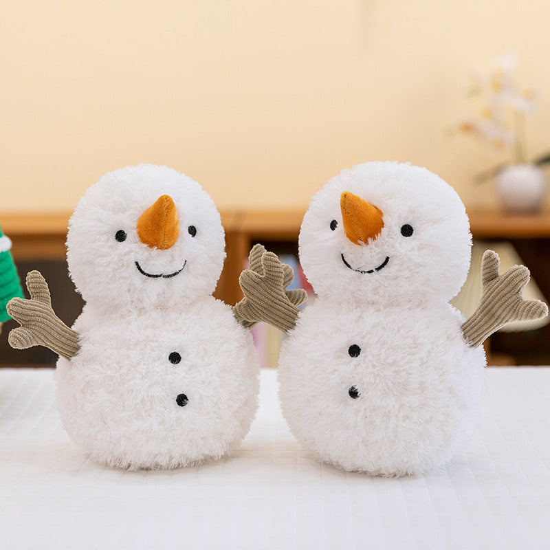 Cross-border Cute Sami Snowman Plush Toy Soft Doll Doll Small Pillow Home Decoration Christmas Gift