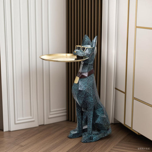 Living Room Ornaments Violence Bear Internet Celebrity Landing Large Dog Light Luxury Entrance Art Advanced Sense Niche Home Decorations