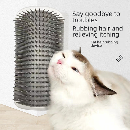 Corner Hair Scratcher Cat Corner Scratcher Massage Scratcher Scratching Artifact Self-Hi Scratching Face To Floating Hair Pet Supplies
