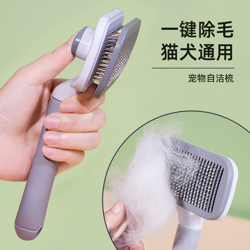 Open Knot Hair Removal Dog Floating Hair Brush Needle Comb Cat Teddy Dog Comb Comb Cleaning Pet Supplies To Go To The Bear Dog
