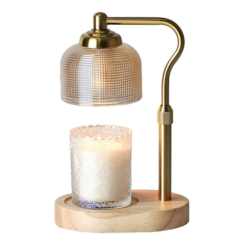 Melting Wax Lamp Aromatherapy Lamp Telescopic Amazon Cross-border American Wax Melting Adjustable Height Melting Candle Lifting Household