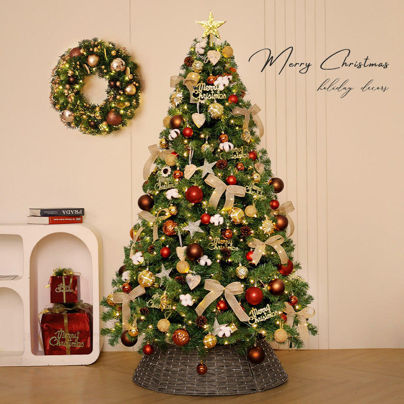 Christmas Decorations 2025 New Christmas Tree With Lights Set Living Room Large Christmas Tree Ornaments Scene Layout