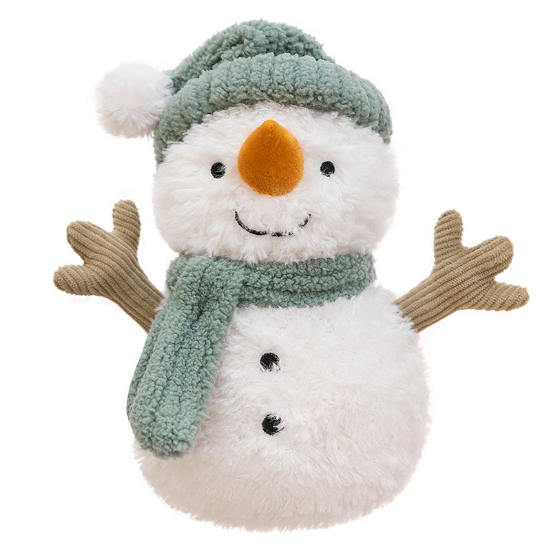 Cross-border Cute Sami Snowman Plush Toy Soft Doll Doll Small Pillow Home Decoration Christmas Gift