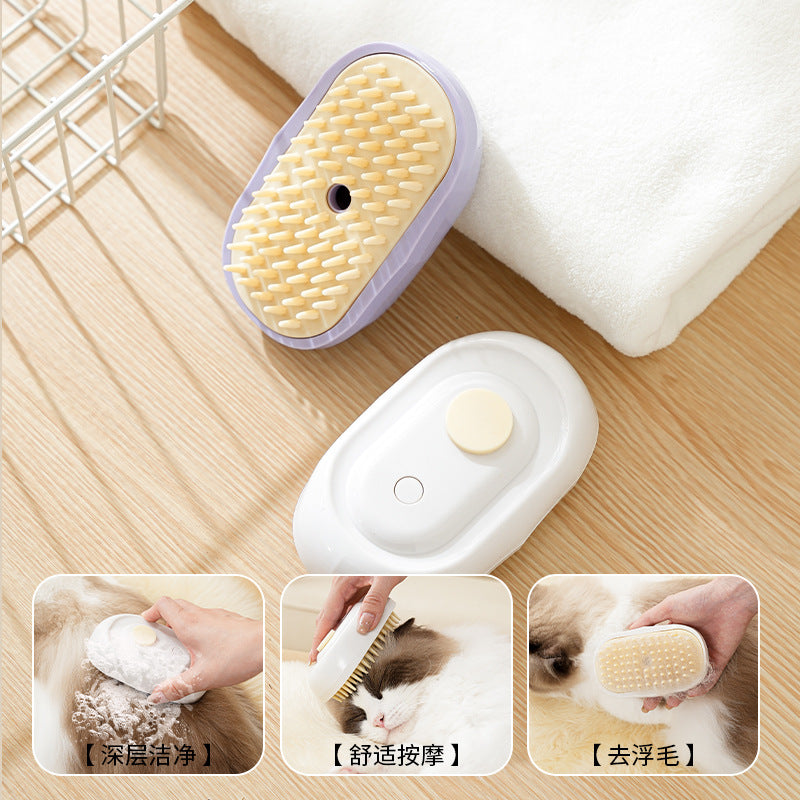 Pet Cat Dog Essence Spray Brush Cat Dog Electric Artifact Charging Hair Comb Floating Hair Removal Comb