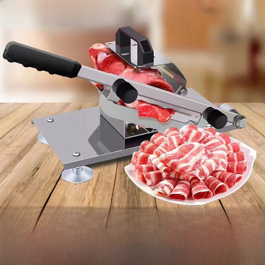 Household Commercial Mutton Roll Slicer Multifunctional Cutting Vegetables Frozen Meat Manual Slicing Artifact Hot Pot Fat Cattle Meat Cutter