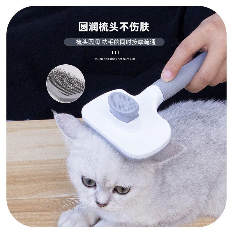 Open Knot Hair Removal Dog Floating Hair Brush Needle Comb Cat Teddy Dog Comb Comb Cleaning Pet Supplies To Go To The Bear Dog
