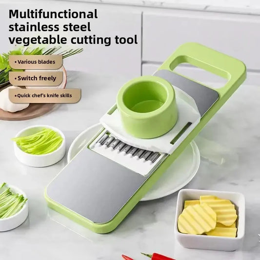 Stainless Steel Grater Vegetable Cutter Kitchen With Extra Thick Multi-function Stainless Steel Shredder Potato Shredder