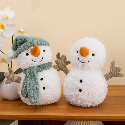 Cross-border Cute Sami Snowman Plush Toy Soft Doll Doll Small Pillow Home Decoration Christmas Gift