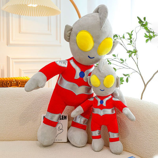 Ultraman Plush Toy Doll Large Boy Sleeping Pillow Rag Doll Superman Doll Children's Birthday Gift