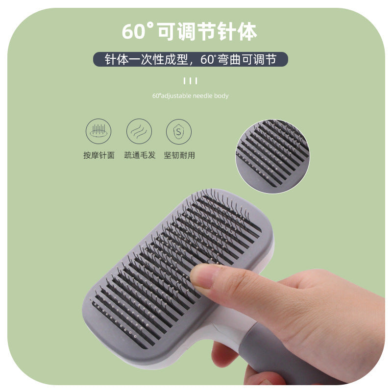Open Knot Hair Removal Dog Floating Hair Brush Needle Comb Cat Teddy Dog Comb Comb Cleaning Pet Supplies To Go To The Bear Dog