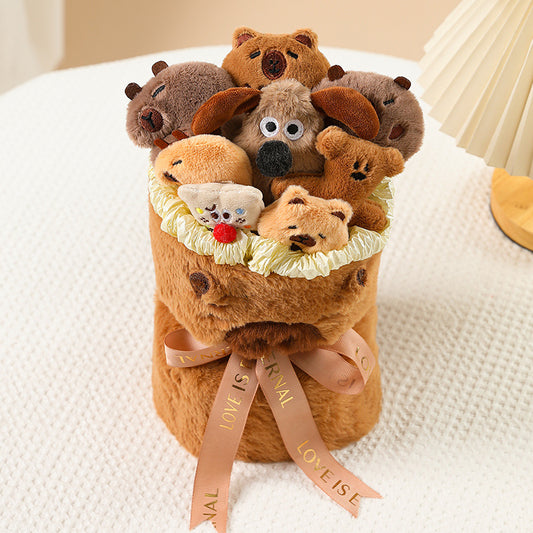 New Kappi Barra Around Tanabata Valentine's Day Cartoon Dolls Flower Bouquet For Girlfriend Cute Fun Birthday Gift